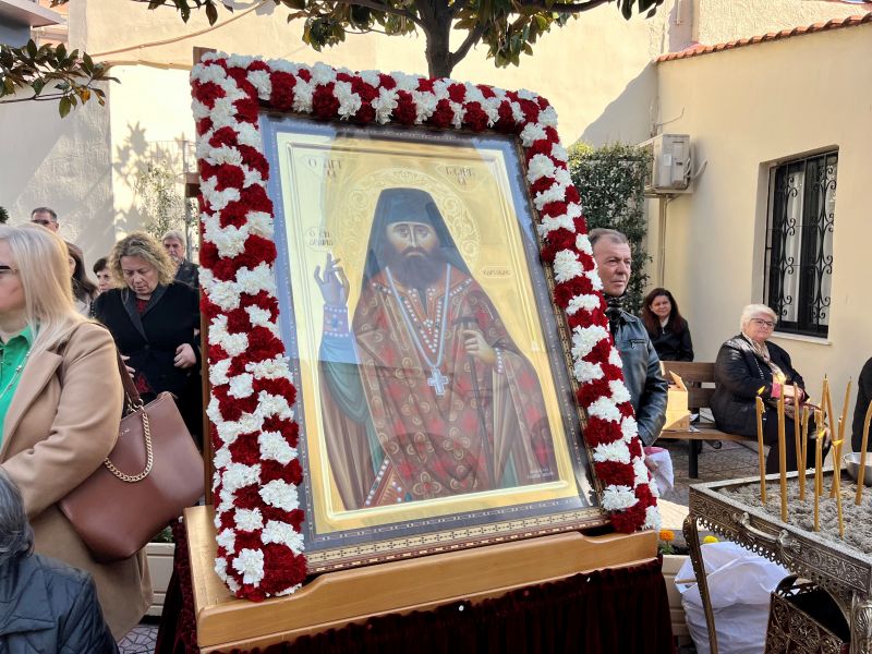 Η ΣΥΝΑΞΗ ΤΟΥ ΟΣΙΟΥ ΓΕΩΡΓΙΟΥ ΤΟΥ ΝΕΟΥ ΟΜΟΛΟΓΗΤΟΥ (ΚΑΡΣΛΙΔΗ) ΚΑΙ Η ΕΟΡΤΗ ΤΟΥ ΕΥΑΓΓΕΛΙΣΜΟΥ ΤΗΣ ΘΕΟΤΟΚΟΥ ΣΤΗΝ ΙΕΡΑ ΜΗΤΡΟΠΟΛΗ ΔΡΑΜΑΣ  